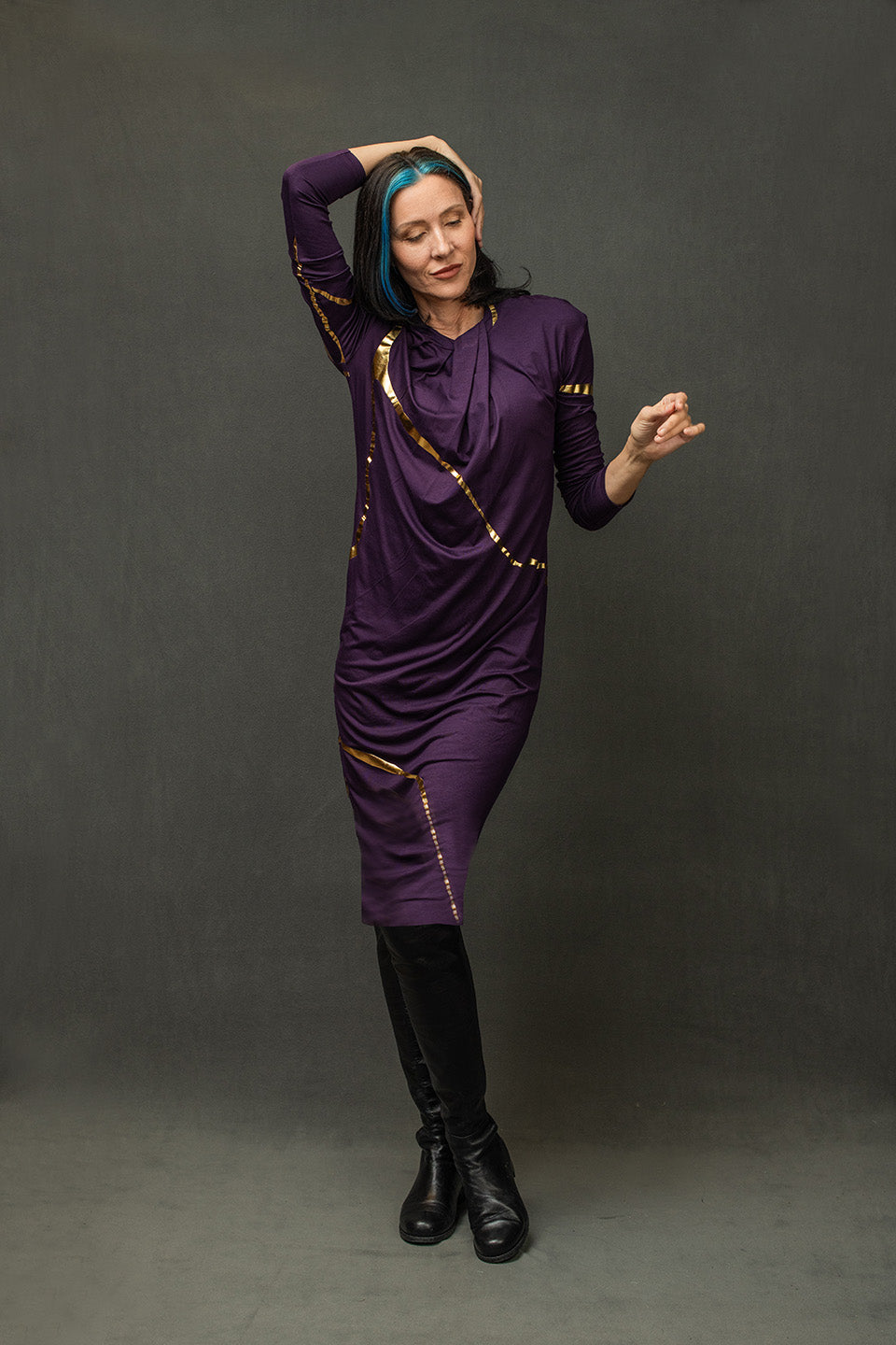 Aimi Dress Plum