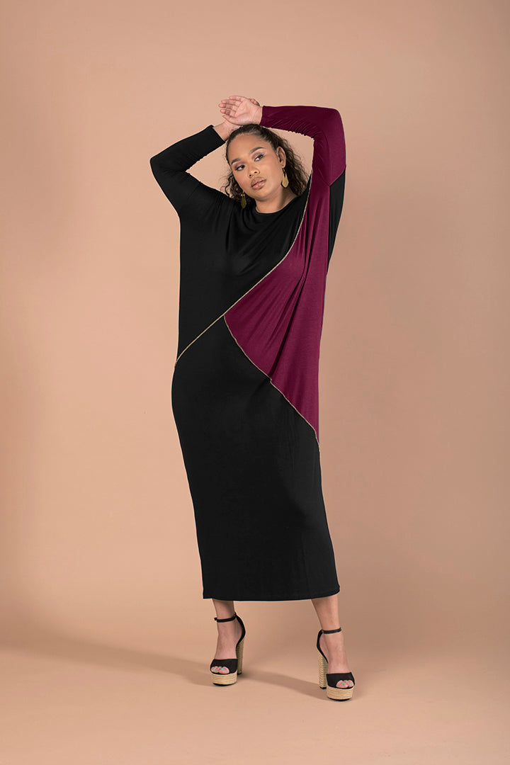 Maki Dress in Wine