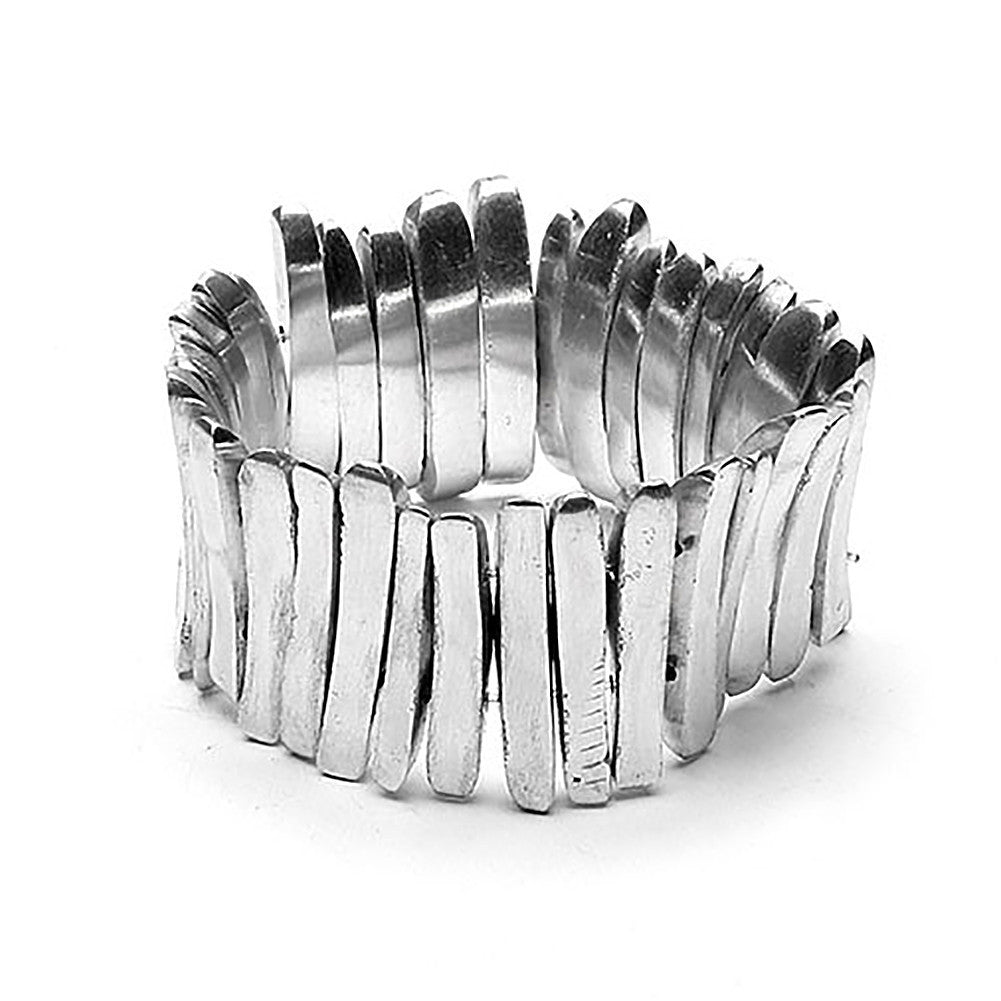 Corona Piccolo - Elastic bracelet with aluminum strips