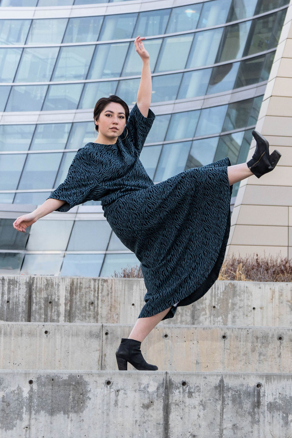 Sora Skirt in Teal