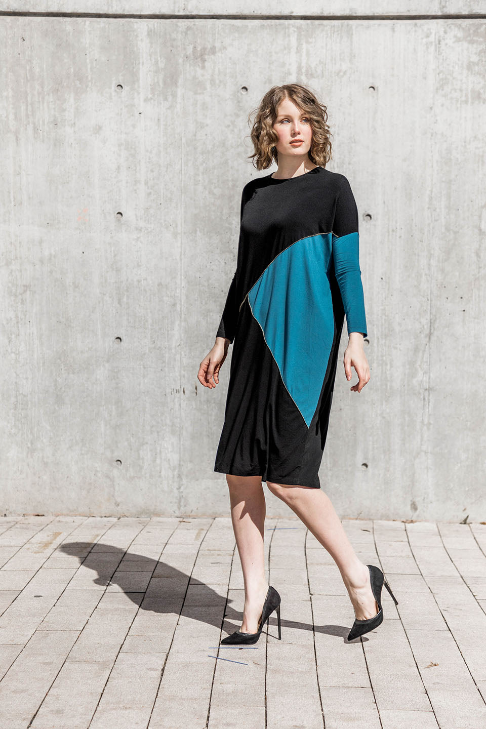 Sato Dress in Teal