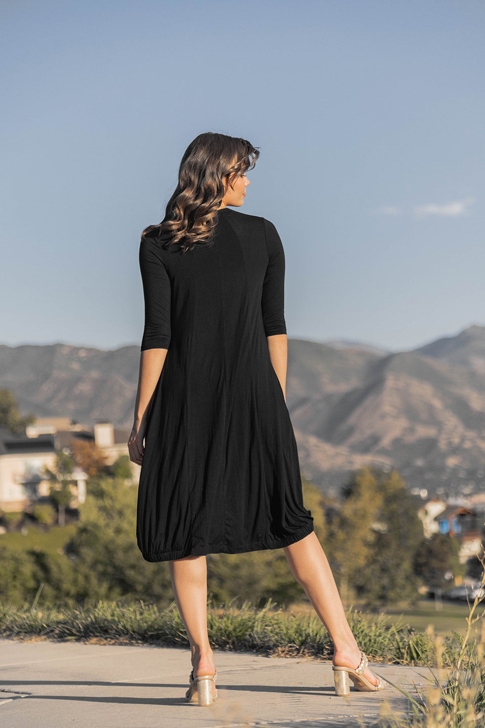 Nobu Dress (Viscose) Black