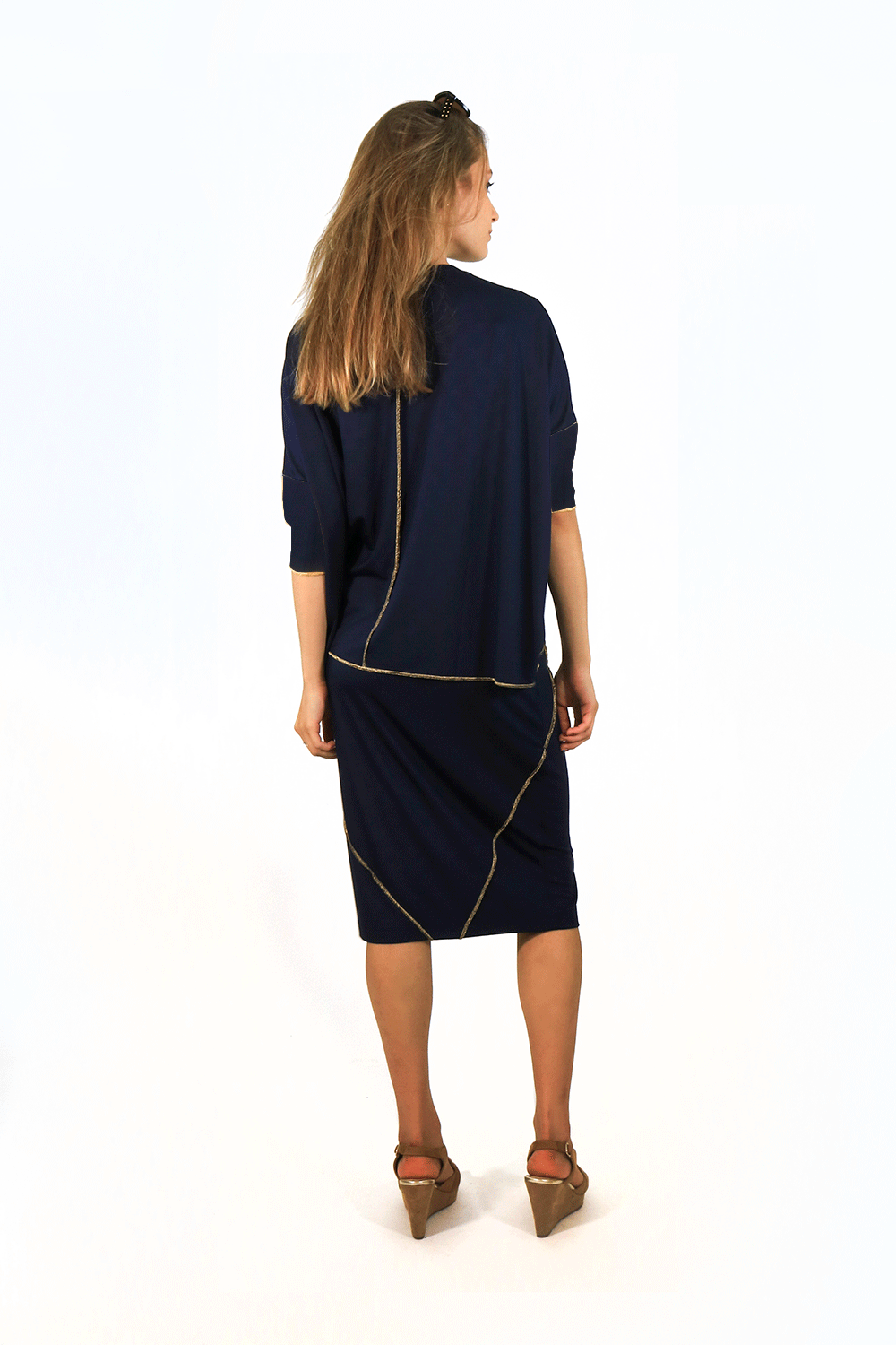 Etsu Skirt in Navy